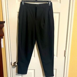 Banana Republic Super Soft High Rise Black Ankle Pants
